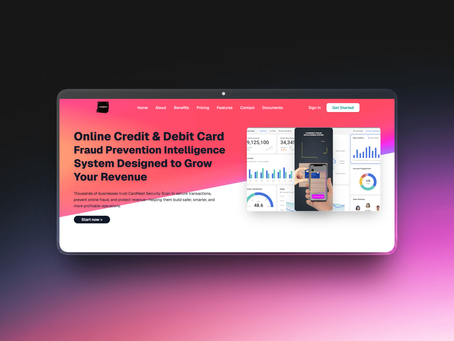 CardNest fraud detection and transaction monitoring platform